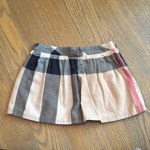 Burberry Black and Red Shorts